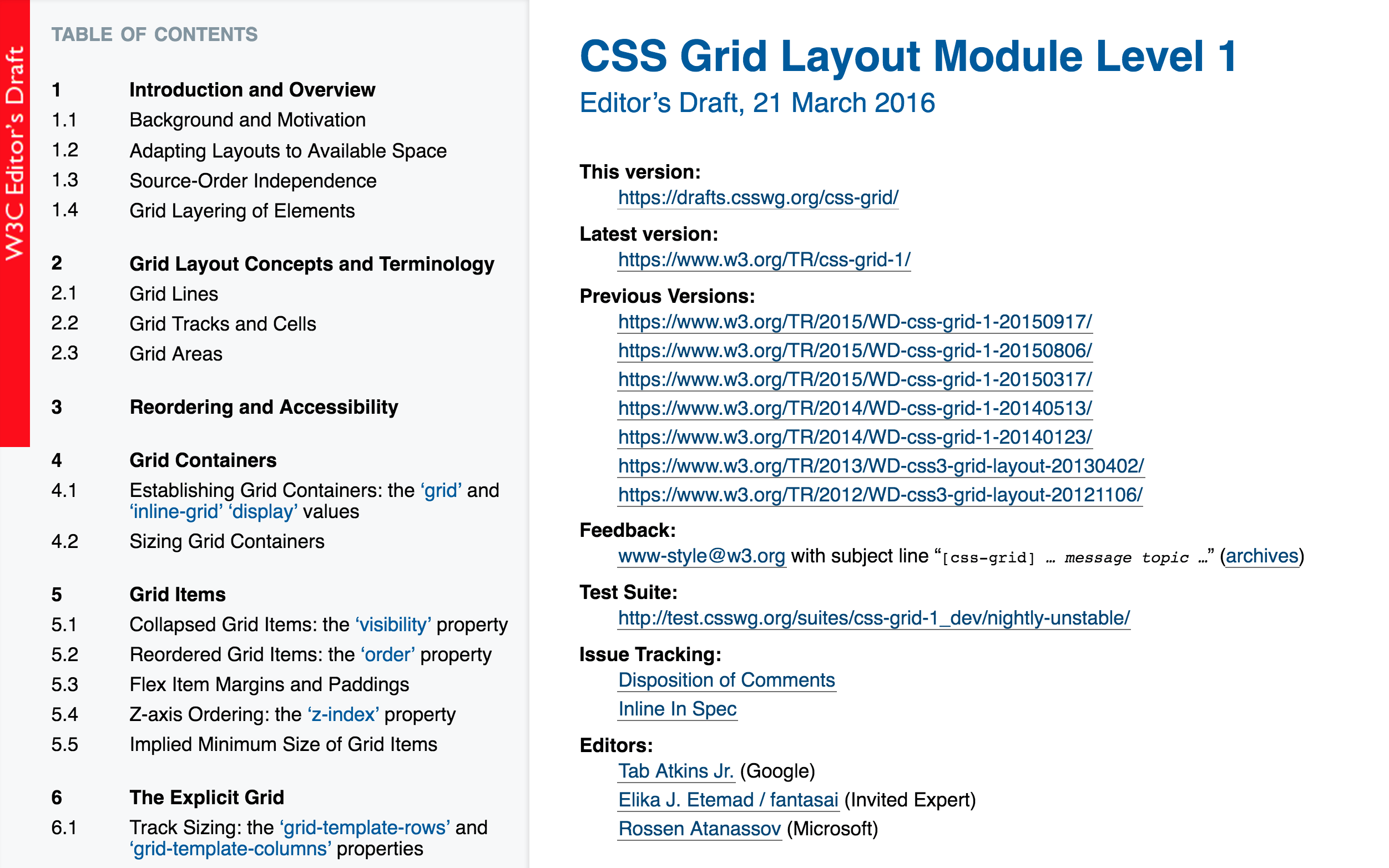 CSS Grid Layout Module