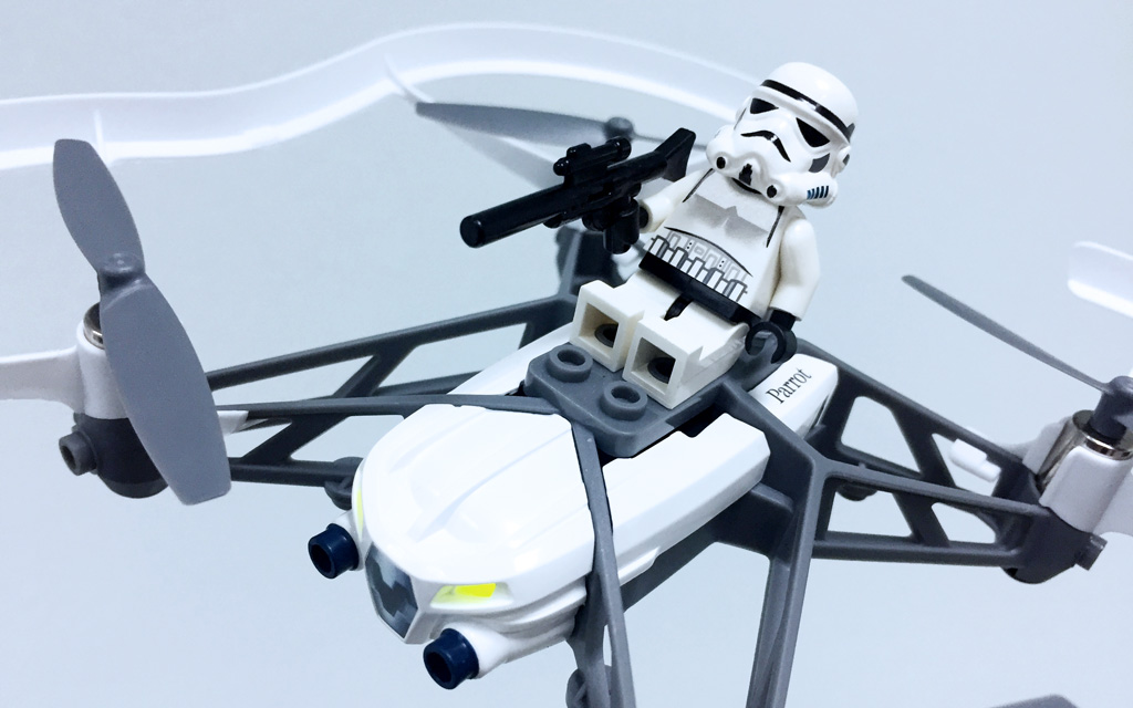 Drone with a stormtrooper